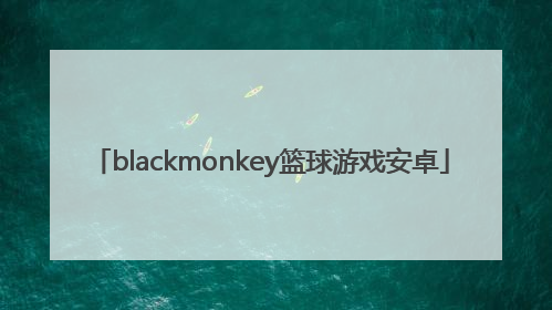 「blackmonkey篮球游戏安卓」blackmonkey篮球游戏安卓怎么点不开